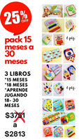 PACK 15 MESES A 30 MESES