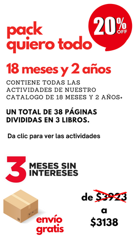 PACK 18 MESES Y 2 AÑOS +