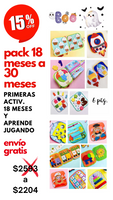 PACK 18 MESES A 30 MESES