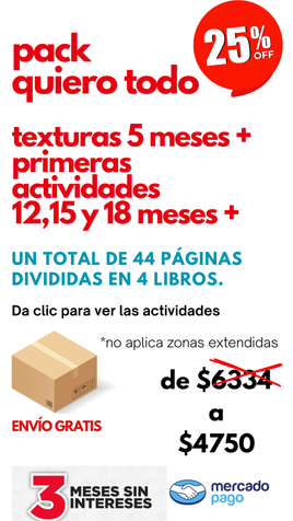 PACK QUIERO TODO CHICO