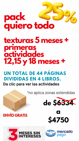 PACK QUIERO TODO CHICO