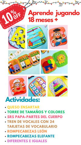 APRENDE JUGANDO (18 MESES A 30 MESES)