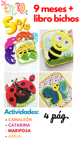 LIBRO BICHOS (9 MESES +)