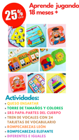 APRENDE JUGANDO (18 MESES A 30 MESES)