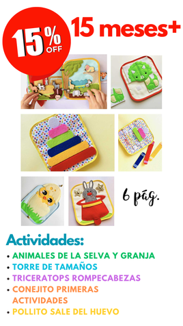 PRIMERAS ACTIVIDADES  (15 MESES +)