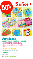 Aprendizaje divertido (5 AÑOS +)