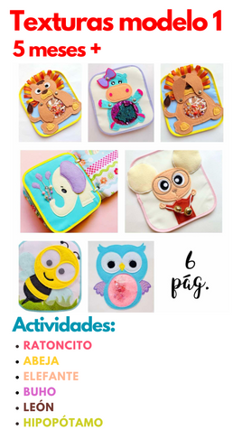 TEXTURAS MODELO 1 (5 MESES +)