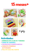 PRIMERAS ACTIVIDADES  (15 MESES +)