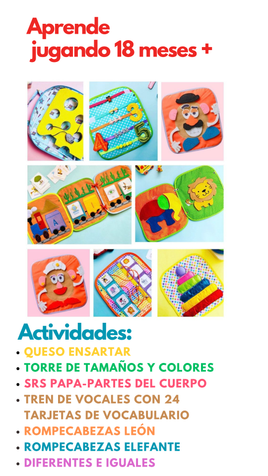 APRENDE JUGANDO (18 MESES A 30 MESES)