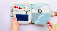 14 Lago y pinguino (Texturas 5 meses+)
